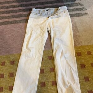 Madewell 1991 Straight Ecru Denim Jeans